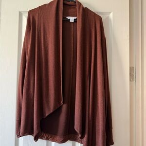 Athleta Burnt Orange Pranyama Restore Wrap Cardigan